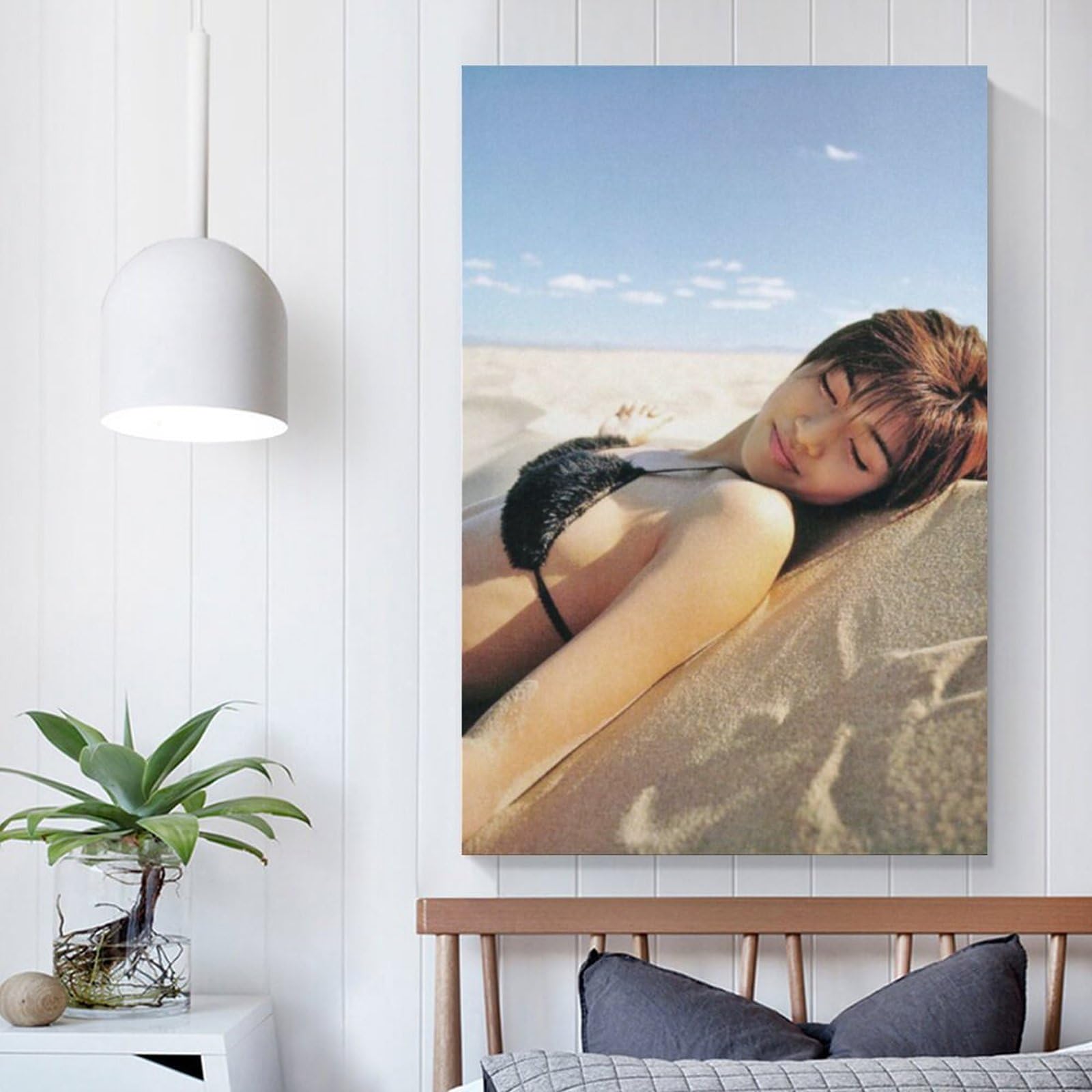 Amazon.co.jp: 内田有紀写真ビキニ水着絵画ポスター 部屋飾り